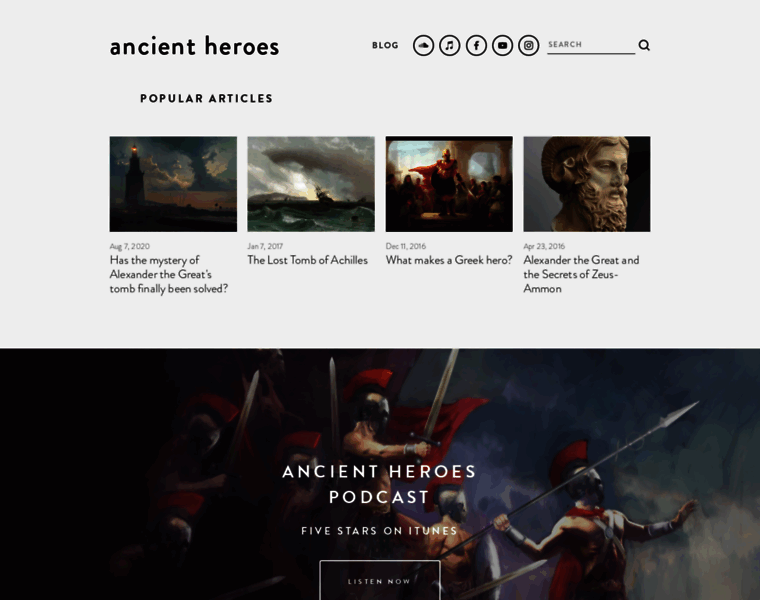Ancientheroes.net thumbnail