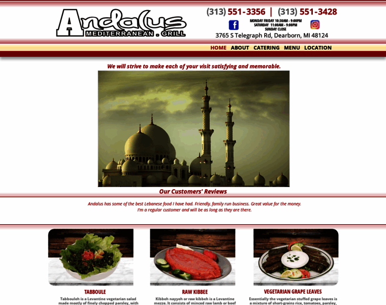 Andalusgrilldearborn.com thumbnail