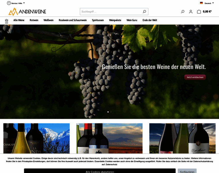 Andenweine.de thumbnail Andenweine.de thumbnail