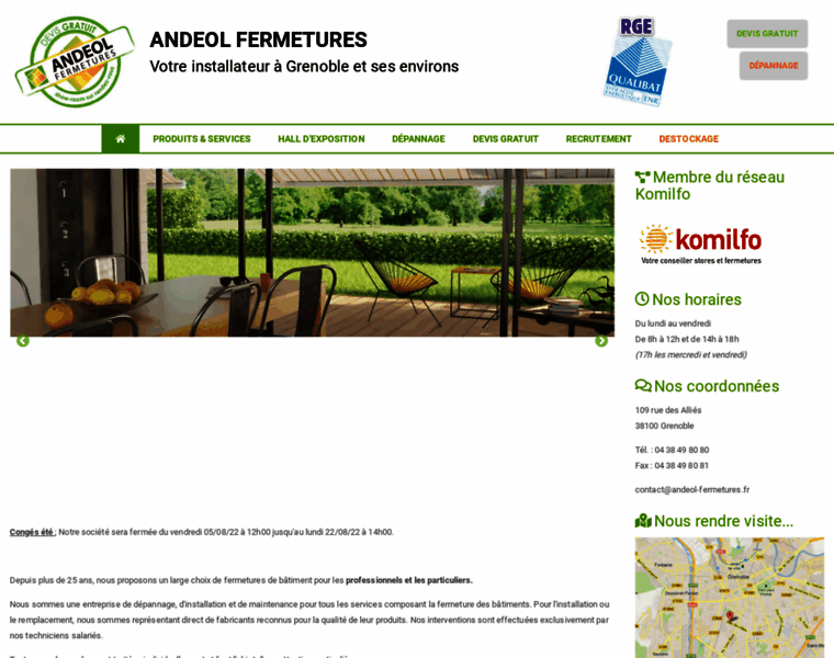 Andeol-fermetures.fr thumbnail