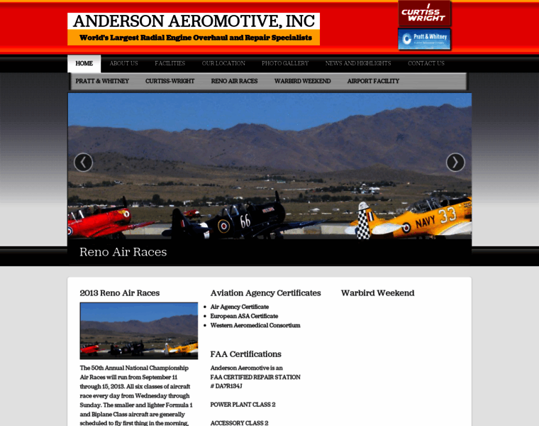 Andersonaeromotive.net thumbnail