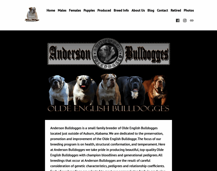 Andersonbulldogges.com thumbnail
