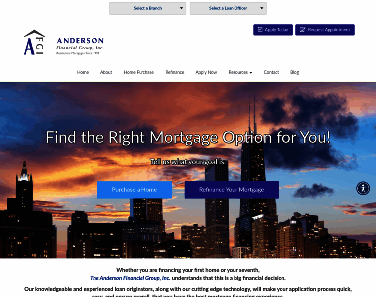 Andersonfinancialgroup.com thumbnail