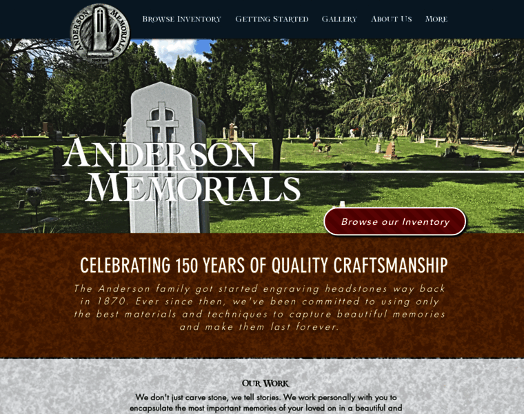 Andersonmemorialsinc.com thumbnail