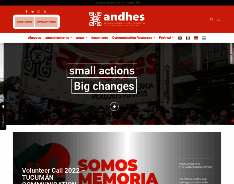 Andhes.org.ar thumbnail