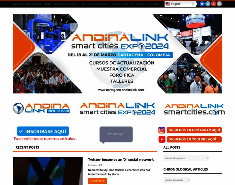 Andinalink.com thumbnail
