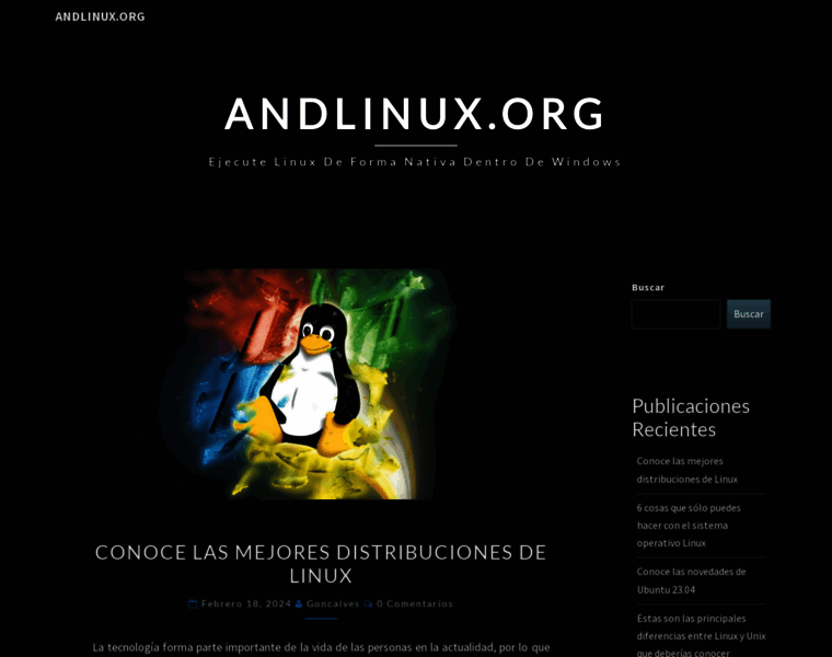 Andlinux.org thumbnail