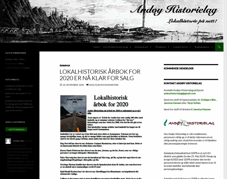 Andoy-historielag.org thumbnail