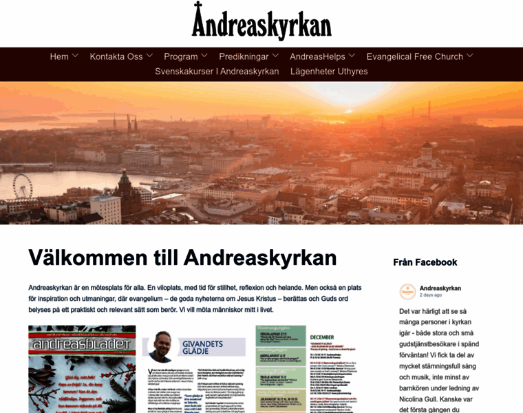 Andreaskyrkan.fi thumbnail