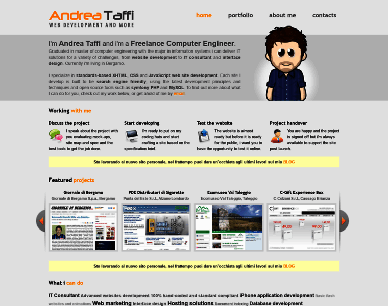 Andreataffi.com thumbnail