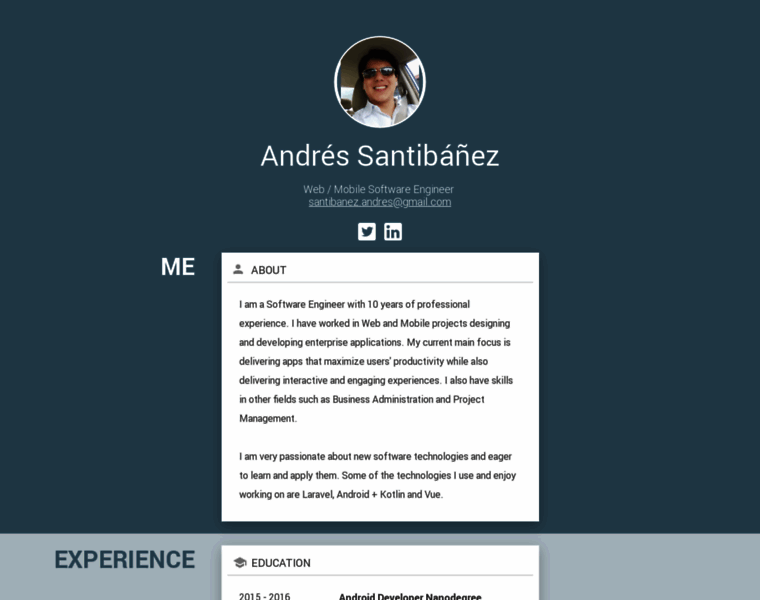 Andressantibanez.com thumbnail