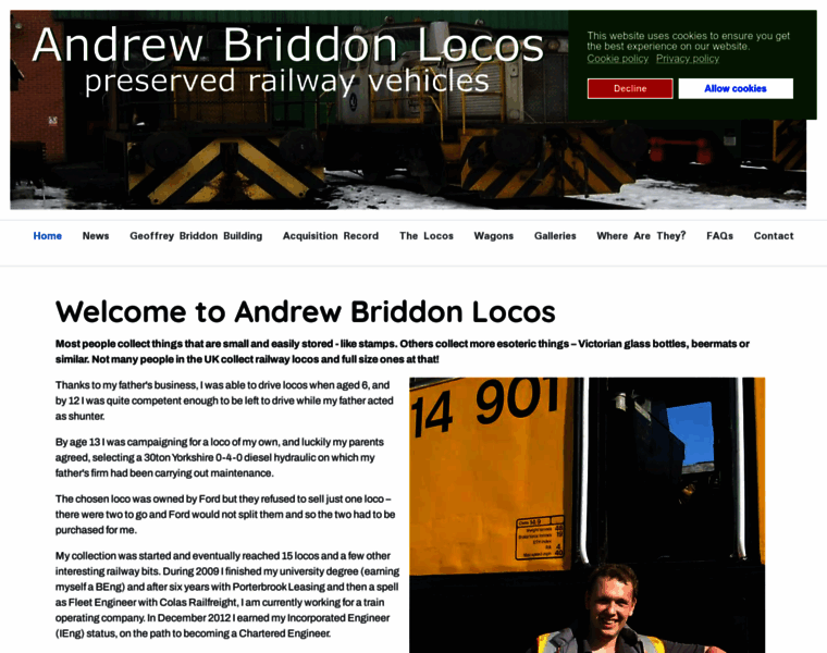 Andrewbriddonlocos.co.uk thumbnail