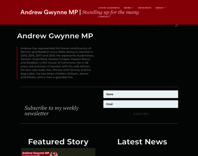 Andrewgwynne.co.uk thumbnail