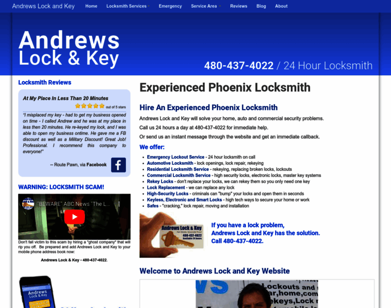Andrewslockandkey.com thumbnail
