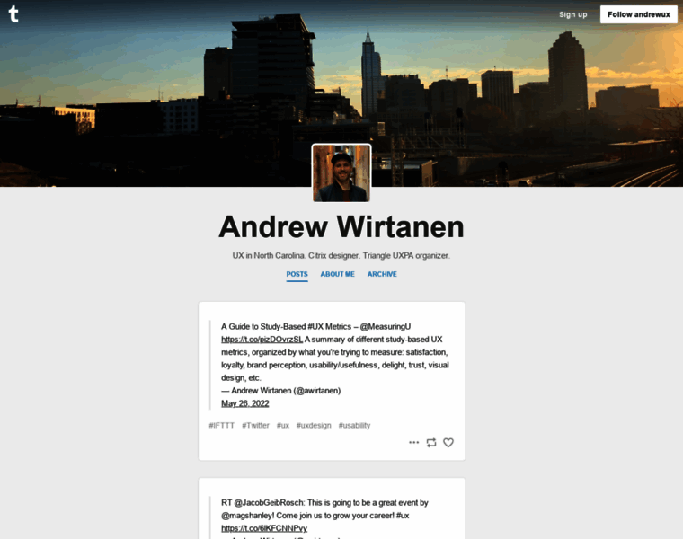 Andrewwirtanen.com thumbnail