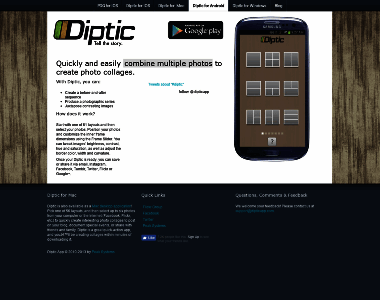 Android.dipticapp.com thumbnail