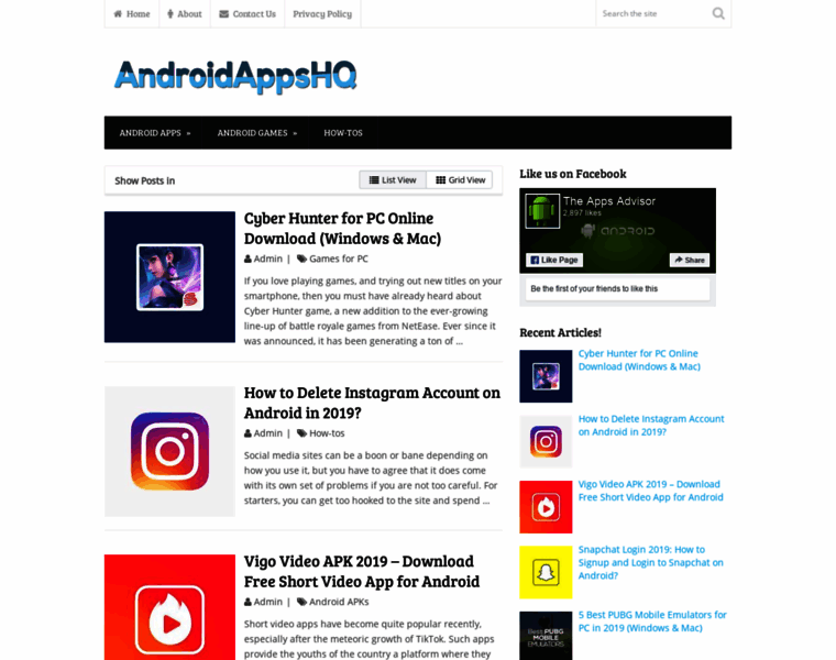 Androidappshq.com thumbnail