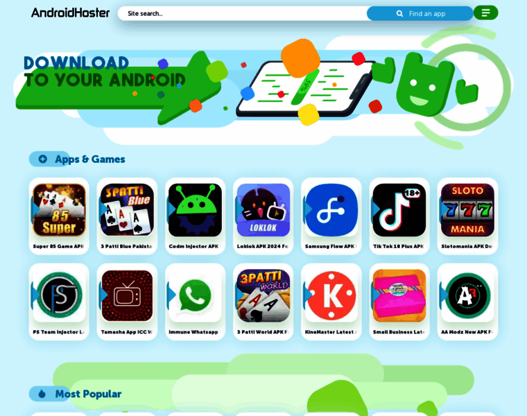 Androidhoster.com thumbnail