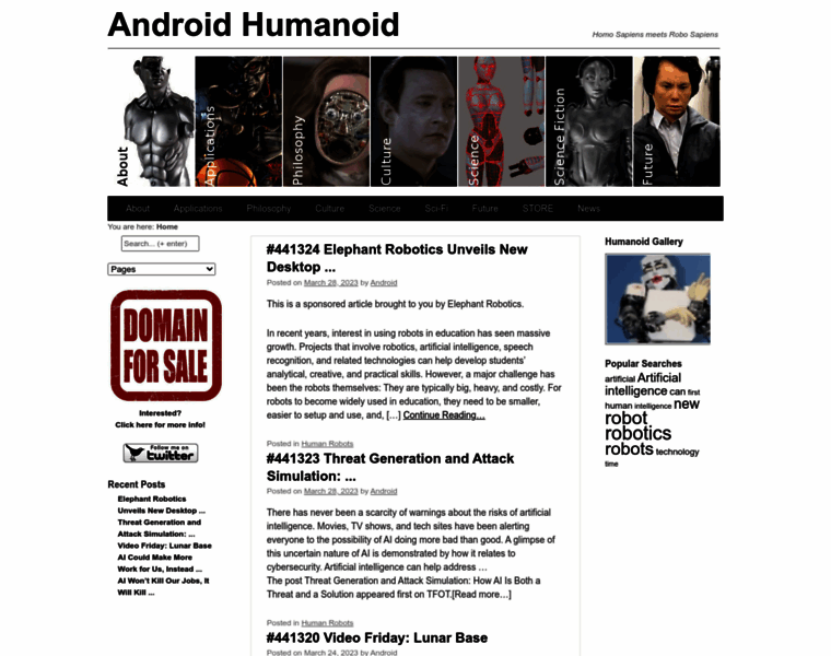 Androidhumanoid.com thumbnail