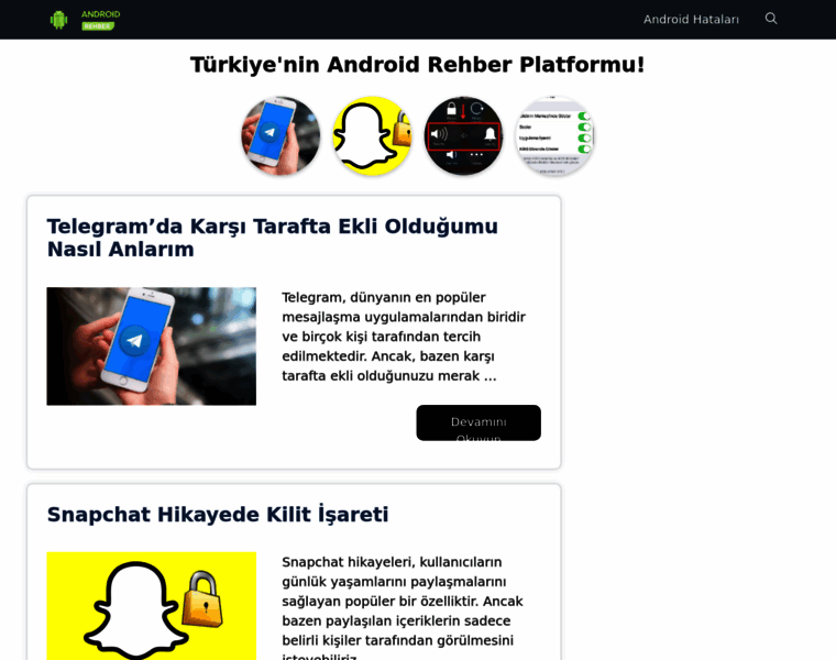Androidrehber.net thumbnail Androidrehber.net thumbnail
