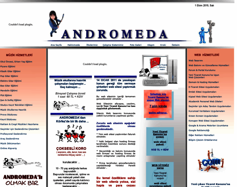 Andromedamusic.com thumbnail