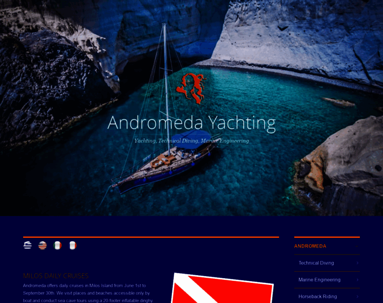Andromedayachting.com thumbnail