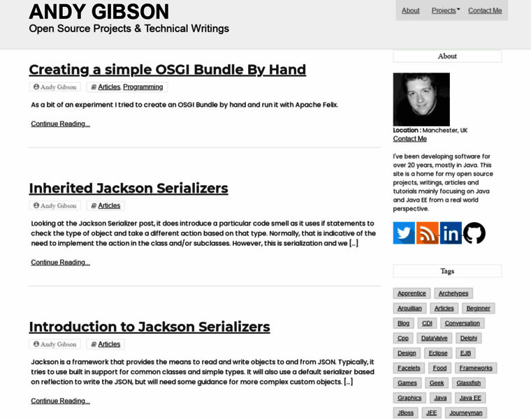Andygibson.net thumbnail Andygibson.net thumbnail