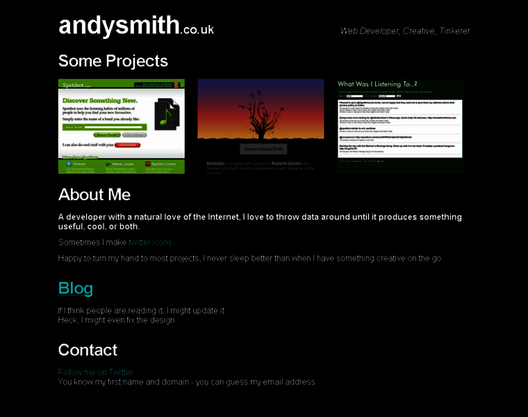 Andysmith.co.uk thumbnail