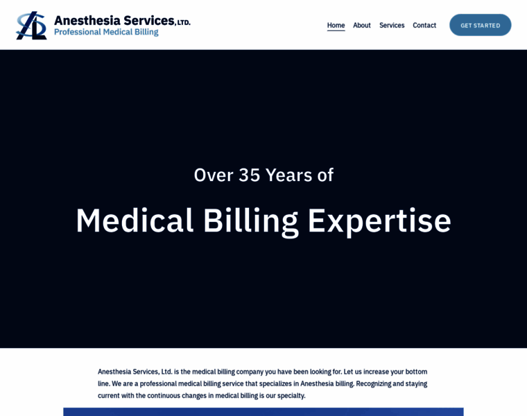 Anesthesiaservices.com thumbnail