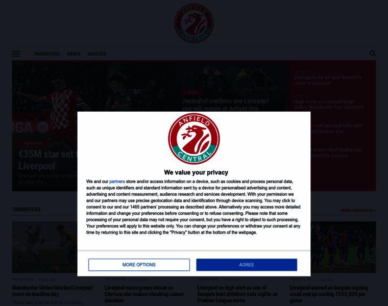 Anfieldcentral.co.uk thumbnail Anfieldcentral.co.uk thumbnail
