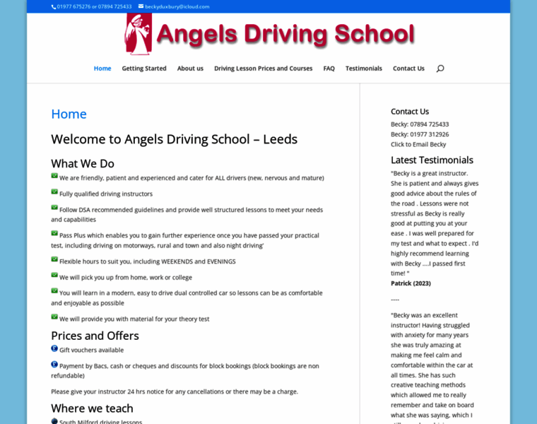 Angel-driving.co.uk thumbnail