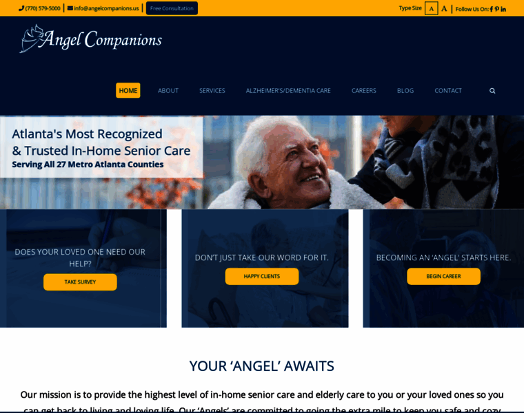 Angelcompanions.us thumbnail