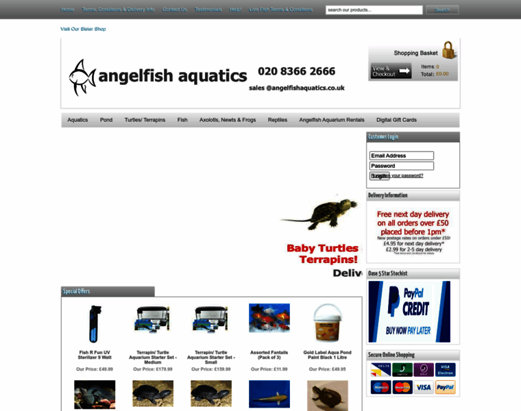 Angelfishaquatics.co.uk thumbnail