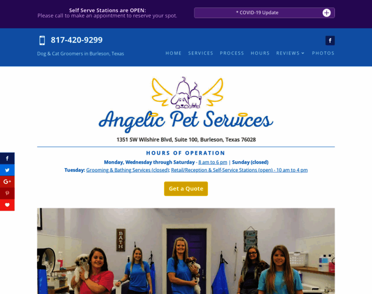 Angelicpetservices.com thumbnail