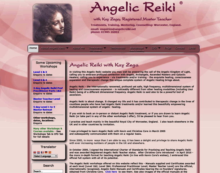 Angelicreiki.net thumbnail