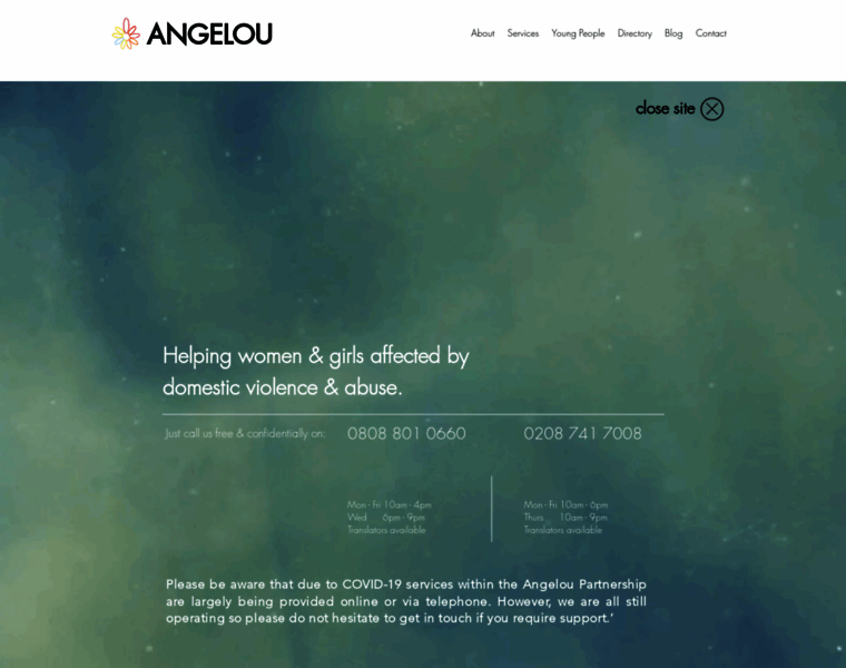 Angelou.org thumbnail