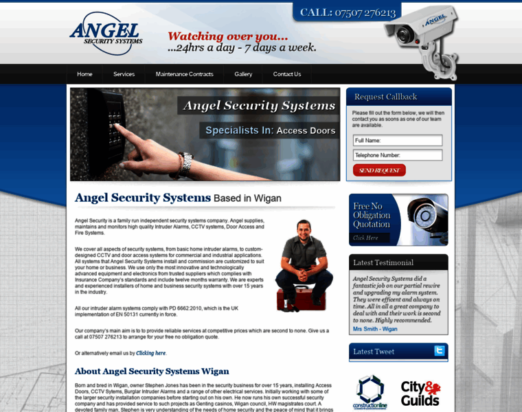 Angelsecuritysystems.co.uk thumbnail