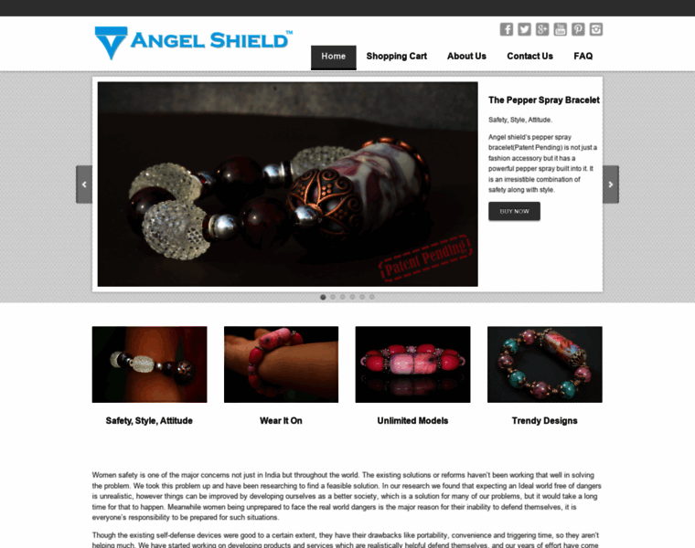 Angelshield.com thumbnail