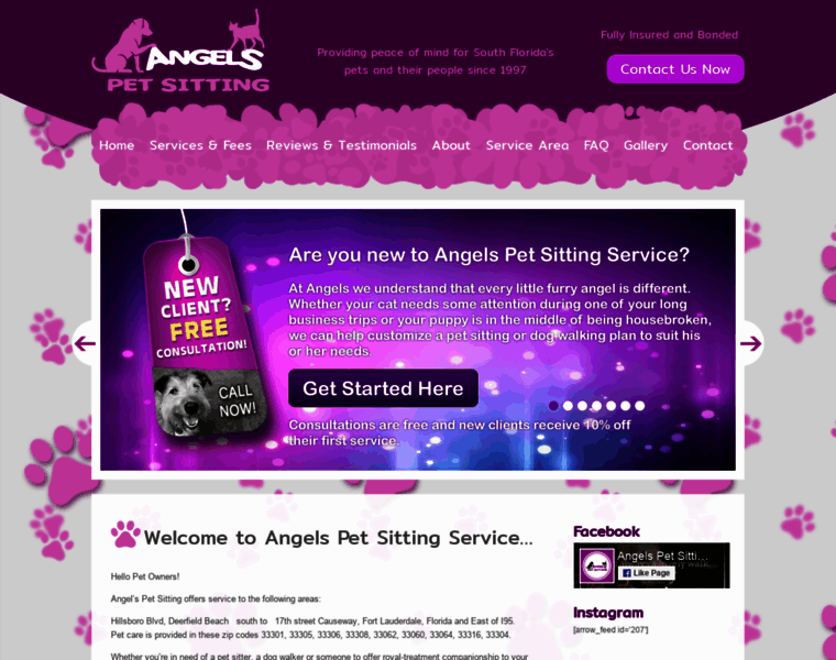 Angelspetsittingservice.com thumbnail