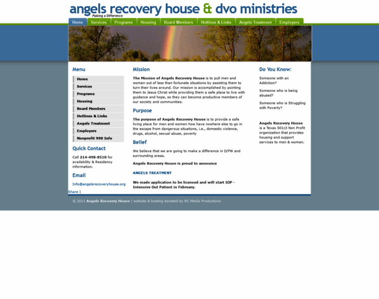 Angelsrecoveryhouse.org thumbnail