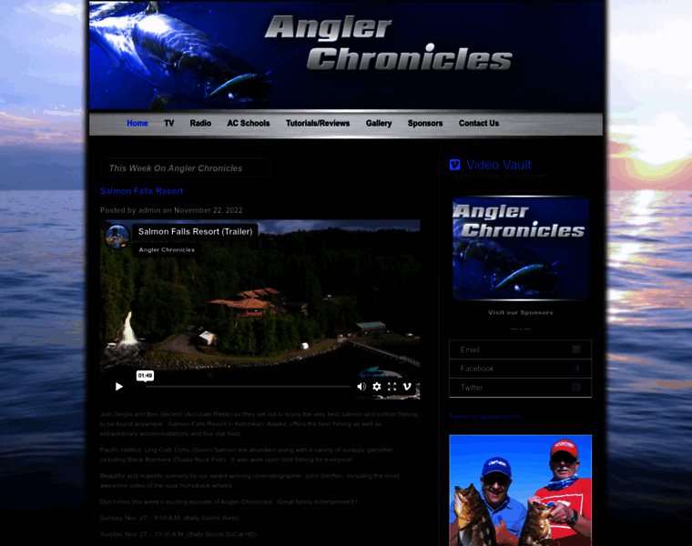 Anglerchronicles.com thumbnail