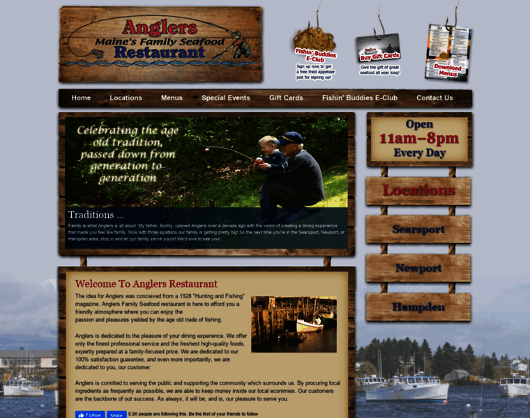 Anglersseafoodrestaurant.com thumbnail