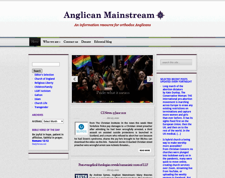 Anglican-mainstream.net thumbnail