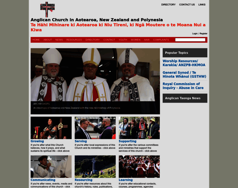 Anglican.org.nz thumbnail