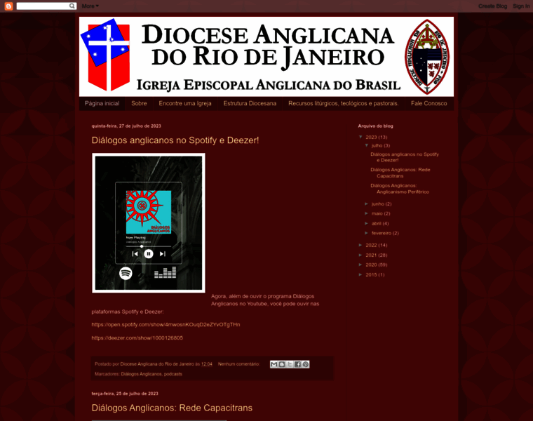 Anglicanarj.org thumbnail