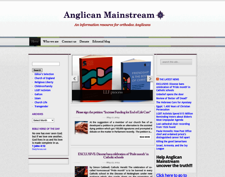Anglicanmainstream.org thumbnail
