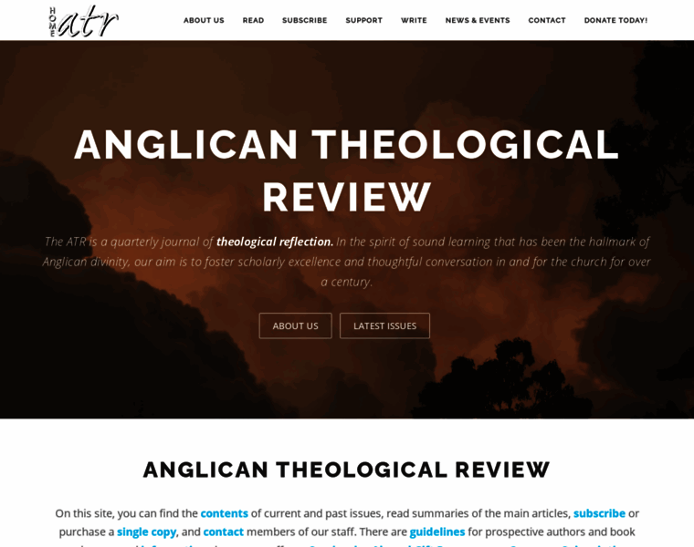Anglicantheologicalreview.org thumbnail