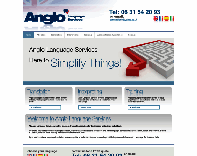 Anglolanguageservices.com thumbnail