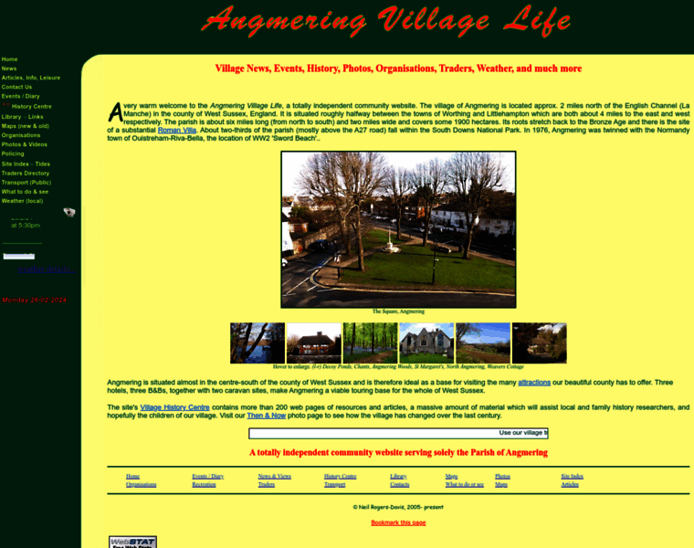 Angmeringvillage.co.uk thumbnail