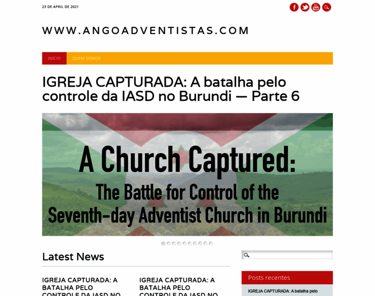Angoadventistas.com thumbnail